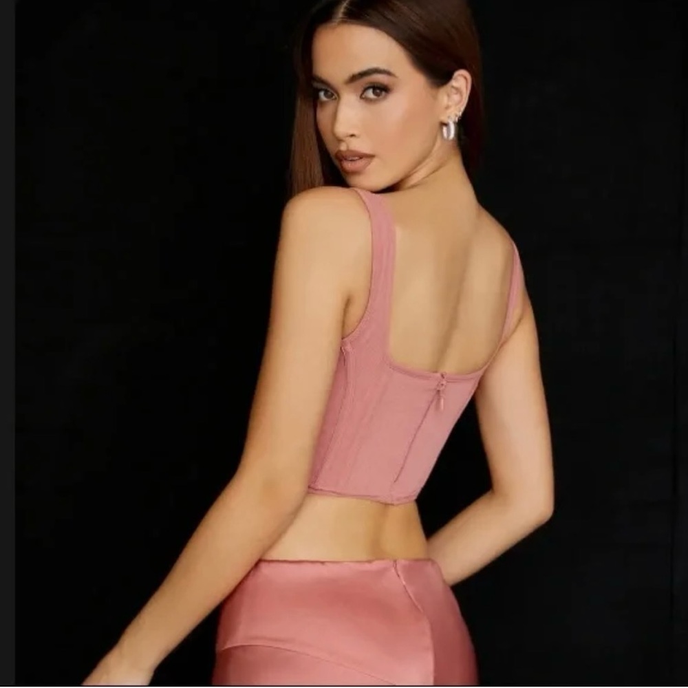 House of CB Edetta Rose Corset Top - Picture 3 of 10